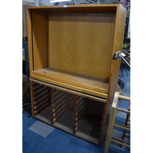 503 - A 1970's Bookcase Frame, 106cm wide