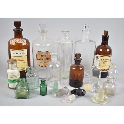 118 - A Collection of Various Chemist's Bottles