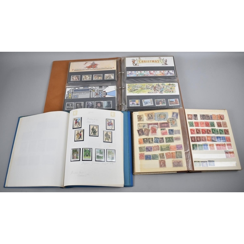 164 - A Stamp Stockbook Containing Vintage Stamps, Stamp Album Containing British Stamps and a Royal Mail ... 