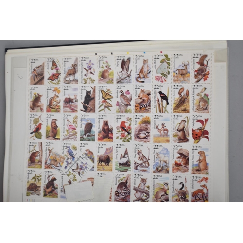 167 - A Daveo Stamp Album Containing Stamps of the United States of America, Complete Together with Sheets... 