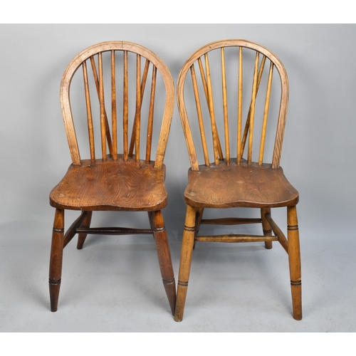 492 - Two Spindle Back Chairs