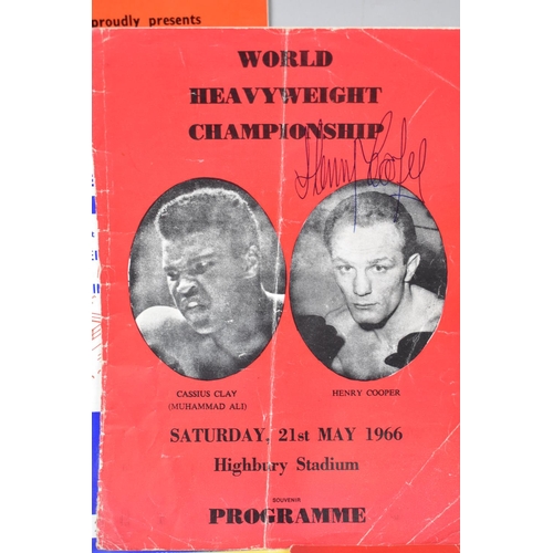 71 - A Collection of Vintage Professional and Amateur Boxing Programmes to Include 1950-60's and Feature ... 