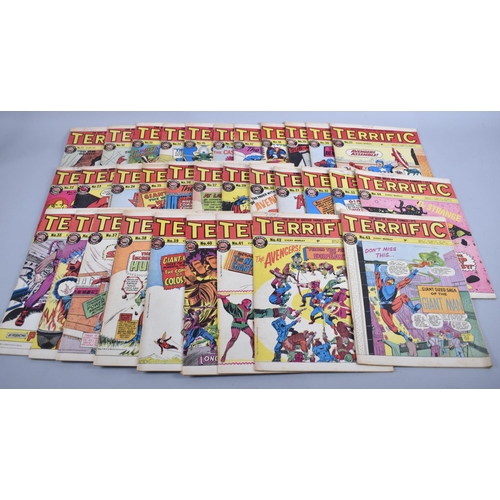 100 - A Collection of 32 Copies of Terrific Comic, 1967-68 Commencing with Issue 11