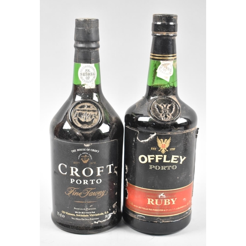 143 - Two Bottles of Port to Comprise Croft Fine Tawny and Offley Ruby
