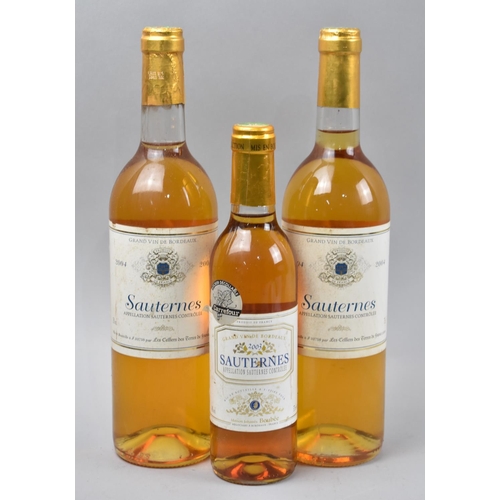 150 - Two 75cl Bottles Sauternes and 35ml Bottle