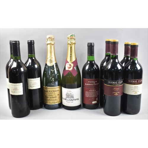 155 - A Mixed Selection of Red Wines and Sparkling Wines