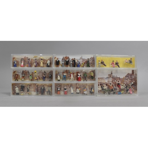 160 - Eight Packs of Lilliput Lane Miniature Figures