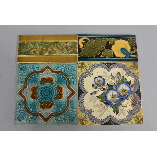 161 - A Collection of Mintons and Other Decorated Tiles