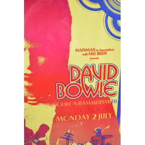 182 - A Reproduction Print of a Poster for David Bowie at Odeon Hammersmith, 30x42cm