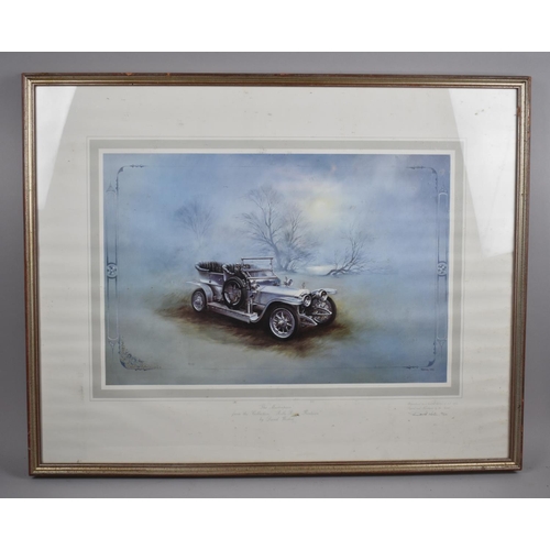 302 - A Framed Rolls Royce Print After David Weston, 