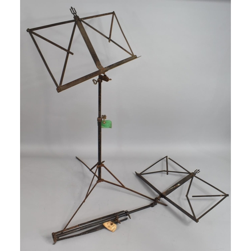 422 - Two Vintage Music Stands