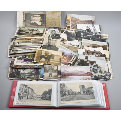 43 - A Small Album of Local Postcards to include Stafford, Newport, Lilleshall Etc together with Large Qu... 
