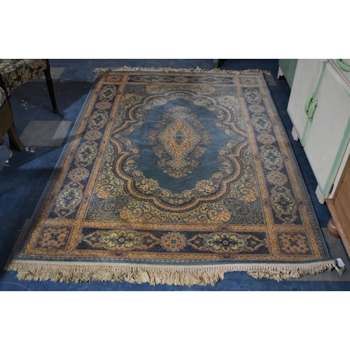 470 - A Patterned Woollen Rug, 190 x 160cms