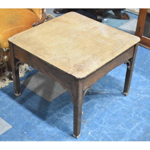 489 - A 19th Century Mahogany Framed Coffee Table, 57cm Square