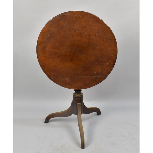 508 - A 19th Century Snaptop Tripod Table, 56cm Diameter