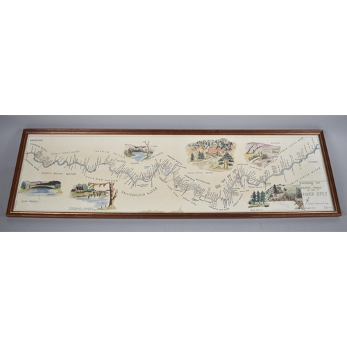Bonhams : A 'Fisherman's Map of Salmon Pools of the River Tay' by