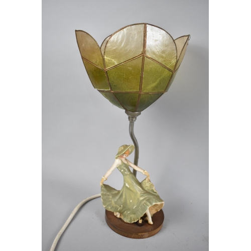 212 - A Mid 20th century Figural Table Lamp, 39cms High Overall