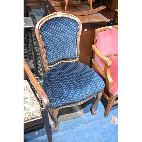 558 - A Modern French Style Salon Side Chair