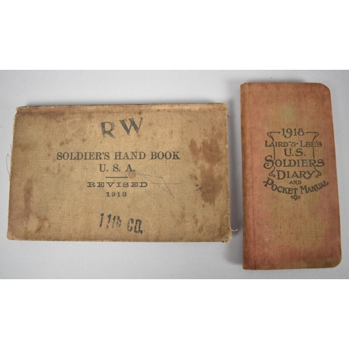 93 - A WWI American Soldiers Diary by Laird and Lees, together with a Bound Soldiers Handbook, USA Revise... 