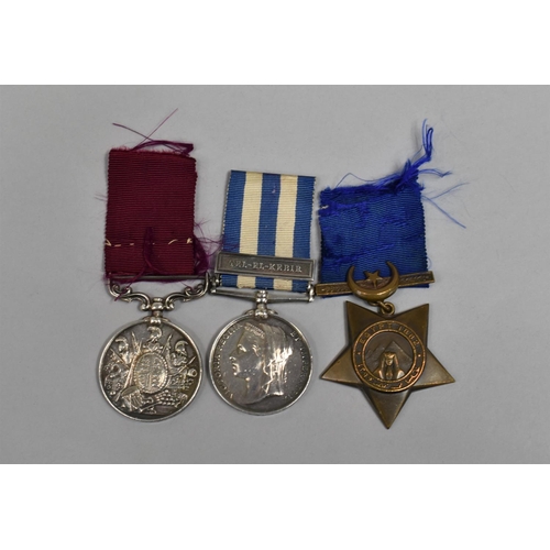 91 - A Victorian Medal Group, Egypt 1882 with TEL-EL-KEIR Clasp, Khedive's Star 1882 and Long Service and... 