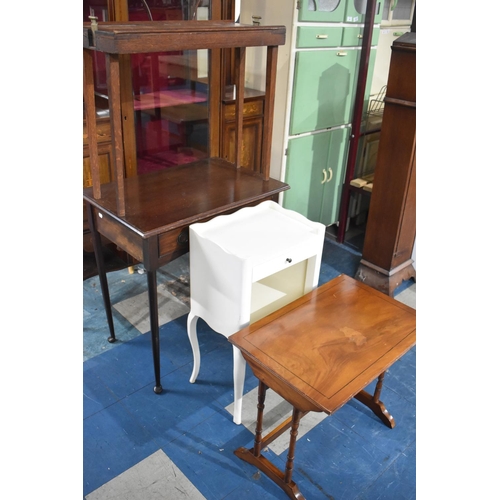 507 - A Collection of Various Edwardian and Later Furniture to Include Side Table with Drawer (Wormed), Oa... 