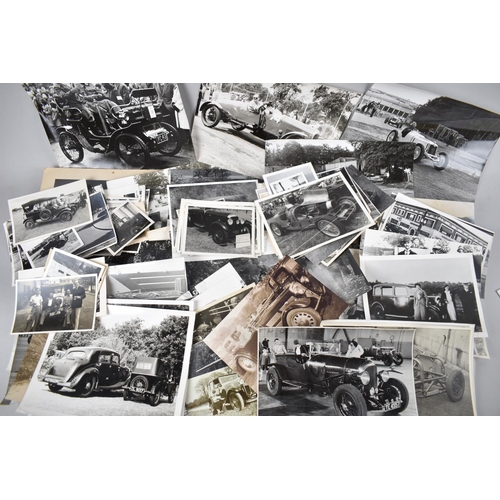 516 - A Collection of Vintage Black and White Photographs of Cars, Car Rallies etc