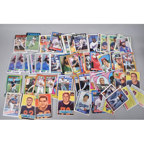 80 - A Collection of Vintage American Bubblegum Cards, Mainly Baseball Players, Some by Topps, America