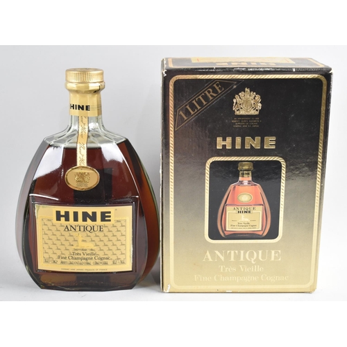 85 - A Single Bottle of Hine Antique Fine Champagne Cognac in Cardboard Box