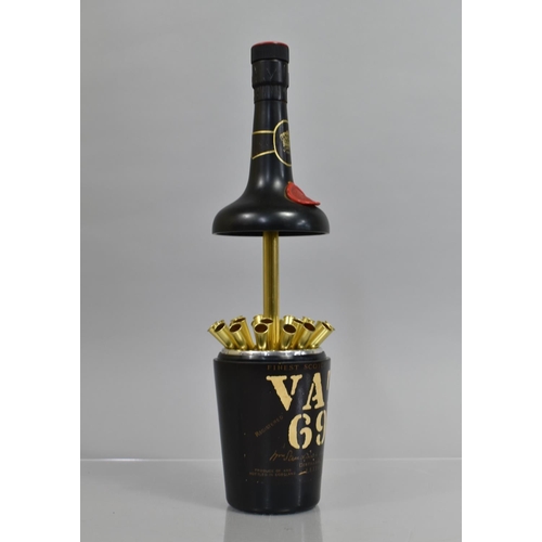 86 - A Mid/Late 20th Century Novelty Advertising Cigarette Dispenser in the Form of a Bottle of VAT 69 Sc... 