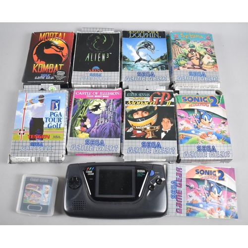 220 - A Sega Game Gear Complete with Various Games (Untested)