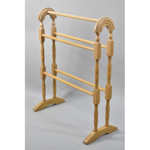 242 - A Reproduction Victorian Style Towel Rail, 62cm Wide