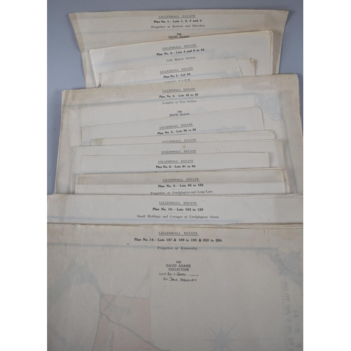 250 - A Collection of Some of the Plans Relating to the Auction Sale of the Lilleshall Estate 1912