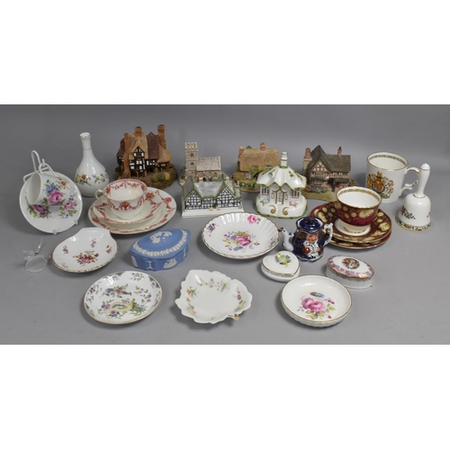 399 - A Collection of Various Ceramics to comprise Crown Staffordshire Trio, Edwardian Example, Coalport C... 