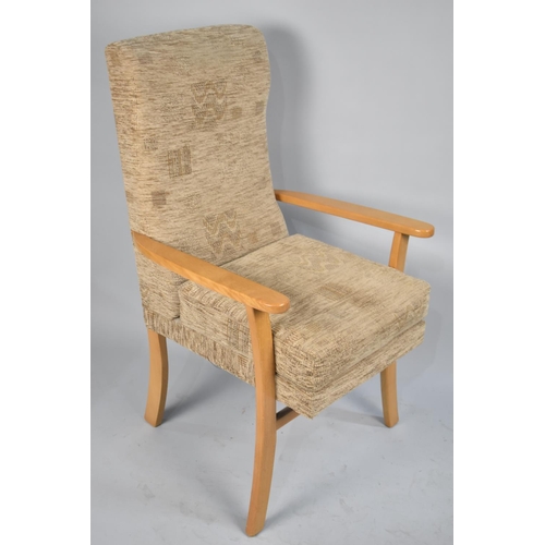 499 - A High Seated Armchair