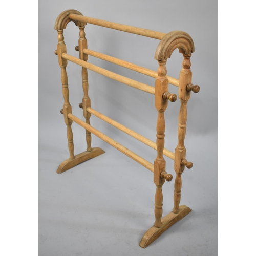 448 - A Victorian Style Towel Rail, 71cms Wide