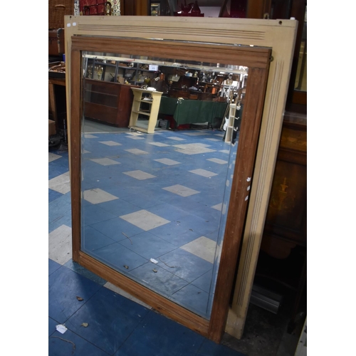 470 - Two Large Edwardian Wall Mirrors, 110x133cms