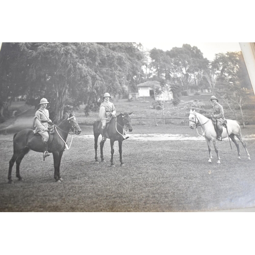 107 - An Album Containing British Army Polo Ponies, India Circa 1908