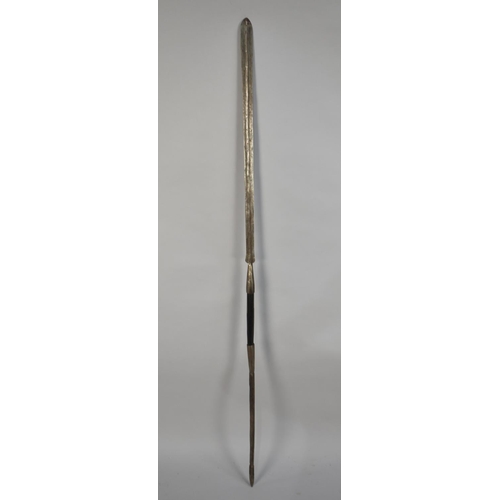 127 - A Late 19th/Early 20th Century African Tribal Wooden and Iron Throwing Spear, Possibly Massai