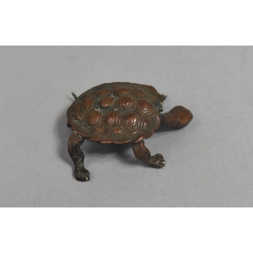 243 - A Small Japanese Bronze Study of a Terrapin