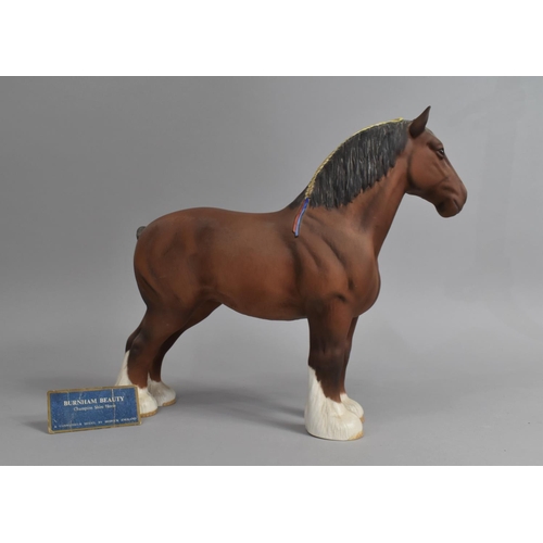 264 - A Large Beswick Horse, Burnham Beauty, Matt Brown, a Connoisseur Model, 27.5cm high