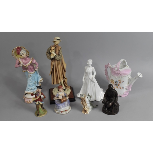 318 - A Collection of Various Resin and Ceramic Figural Ornaments