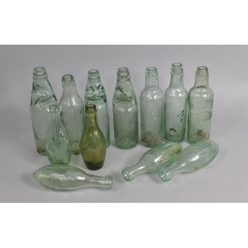 330 - A Collection of Various Marble Stop Bottles and Other Collectors Bottles