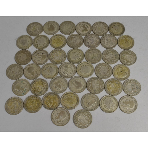 391 - A Collection of George V Half Crowns to Comprise 18 for 1922 and 25 for 1923