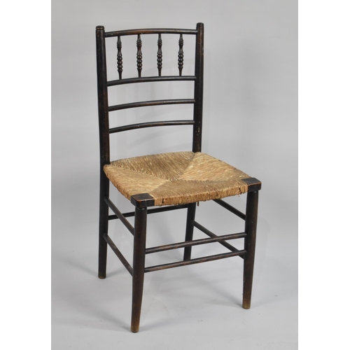 548 - A Late 19th/Early 20th Century Spindle Back Chair