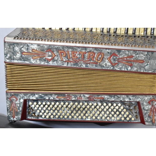 88 - An Early 20th Century Cased Pietro Accordion, in need of Restoration