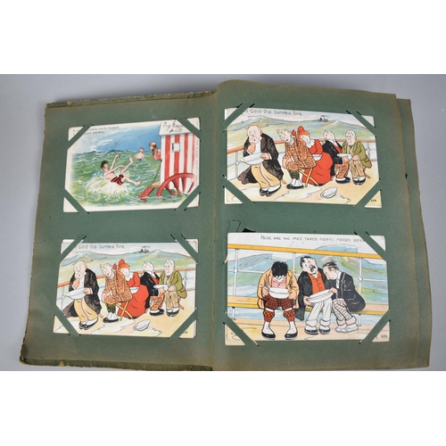 90 - An Edwardian Postcard Album, Approximately 280 Mixed Cards