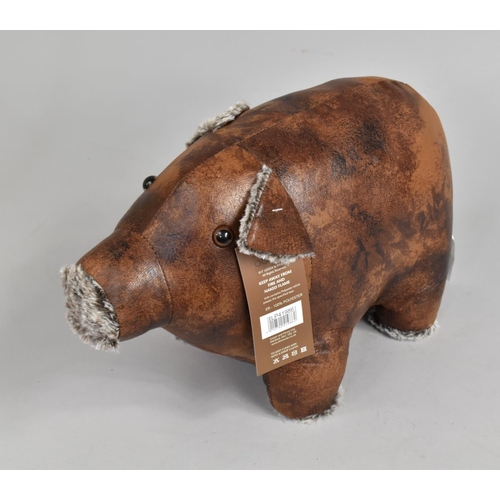 157 - A Novelty Door Stop in the Form of a Pig, 35cm Long