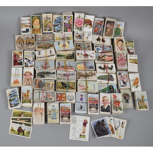 241 - A Large Collection of Various Part Sets Of Cigarette Cards