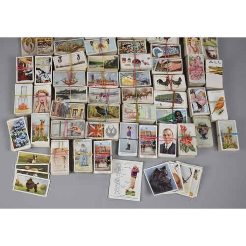 241 - A Large Collection of Various Part Sets Of Cigarette Cards