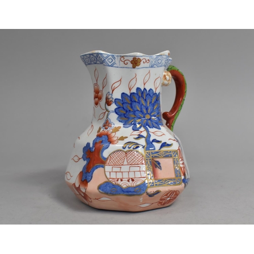 393 - A Late 19th/Early 20th Century Ironstone Jug Decorated in the Imari Palette with Stylised Dragon Han... 